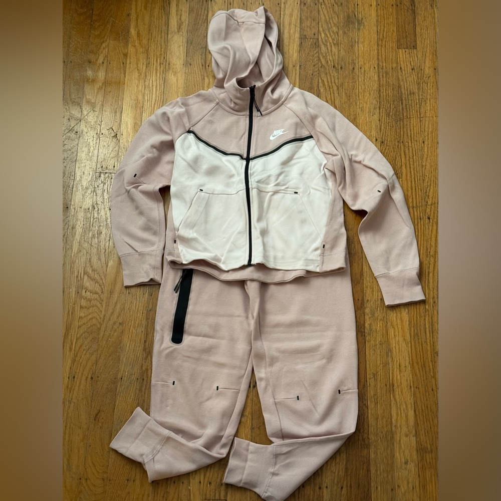 Nike Blush Pink Hooded Tracksuit